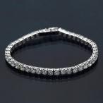 ダイヤモンドテニスブレスレット ダイヤモンド ブレスレット K18WG 7.04ct 激安 送料無料