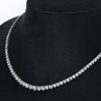 ダイヤモンドテニスネックレス　ダイヤモンド ネックレス　プラチナ　5.76ct　激安　送料無料