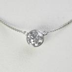 ダイヤモンド ネックレス 一粒 プラチナ 0.3カラット 鑑定書付  0.321ct Eカラー VVS2クラス 3EXカット H&amp;C CGL
