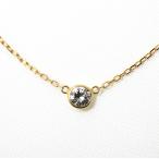 ダイヤモンド ネックレス 一粒 ゴールド 0.2カラット 鑑定書付 0.229ct Dカラー VVS2クラス 3EXカット H&amp;C CGL 通販