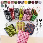 かごバッグ P.Pバッグ バッグ ビニール製 浴衣 おしゃれ 籠バッグ 可愛い おしゃれ カゴバッグ ビニール ランチバッグ バッグ かごバック トート ビニール