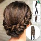 .. braided wig .. braided band woman wig hair accessory half wig one touch ek stereo front . wig ponytail 