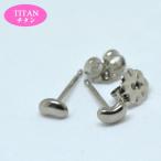 チタン ピアス ビーンズ 彼女 誕生日 ジュエリー アクセサリー  プレゼント