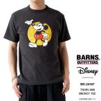 ショッピングミッキー バーンズ アウトフィッターズ Tシャツ メンズ レディース Barns Outfitters TSURI-AMI × MICKEY TEE BR-24167 ミッキーマウス プリント (ゆうパケット対象)