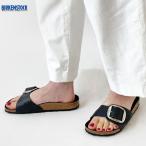 (正規販売店) ビルケン シュトック サンダル マドリッド ビッグバックル レディース BIRKENSTOCK ナローフィット(幅狭) 黒 ブラック 1006523