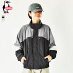 ショッピングチャムス チャムス CHUMS ジャケット レトロ レディース ジップ スタンドネック オーバーサイズ 切替 撥水 アウター 起毛メッシュ ブラック クリーム M L CH14-1492