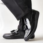 マネブ MANEBU 靴 スリッポン レザー シューズ 革靴 ALLEN アレン メンズ タッセル ブローグ メダリオン ドレスシューズ スニーカーソール MNB-069B