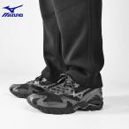 ショッピングオリジナルデザイン ミズノ MIZUNO スニーカー シューズ WAVE RIDER 10 ウエーブライダー10 メンズ  靴 ランニング メッシュ ブラック メタリックグレー 26.5cm-28.0cm D1GA243108