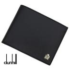 ショッピングダンヒル dunhill ダンヒル　L2S832A　BELGRAVE　ベルグレーブ　型押しレザー　メンズ用　小銭入れ付　二つ折り財布　ブラック