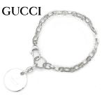 GUCCI グッチ 152056 J8400 8106 ブレスレット トレードマーク TRADEMARK ラウンドプレート 19cm アクセサリー シルバー 新品 ギフト ユニセックス