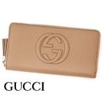 GUCCI グッチ 598187 A7M0G 2754　アウトレット　ソーホー インターロッキングG　小銭入れ付　ラウンドファスナー長財布　ローズベージュ