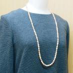 淡水パールロングネックレスマルチカ...