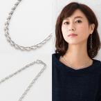 純プラチナPt999 ネックレス プラチナネックレス 長さ約45cm 約8g オーキッドデザインネックレス レディース