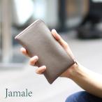財布 メンズ ミニ財布 コンパクト L字 ファスナー 長財布 Jamale 日本製 シュリンク レザー 牛革 本革 ブランド ユニセックス (07000355-mens-1r) バレンタイン