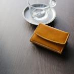 ミニ財布 本革 三つ折り財布 メンズ 牛革 小さい財布 ［名入れ 可能］ コンパクト財布 ボックス型 小銭入れ ［ネコポスで送料無料］ (07000363-mens-1r)