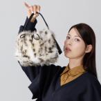 ショッピングリボン [10%offクーポン発行中]ファーバッグ レディース 巾着 バッグ エコファー ハンドバッグ 軽量 ふわふわ きれいめ リボン 大人かわいい 秋冬 (07000666r)