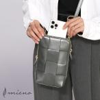 ショッピングスマホポーチ スマホポーチ スマホショルダー レディース ショルダーバッグ 本革 斜め掛け レディースバッグ 軽量 軽い 羊革 シープ mieno 4FB (07000677r)