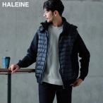 HALEINE ダウンジャケット メンズ フード付き アーム ニット デザイン ダウンアウター 中綿 真冬 暖かい プレゼント ギフト 6F(08000331r)