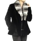 シェアードミンクジャケットチンチラ襟