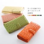 ショッピング長財布 レディース かぶせ長財布 レディース オーストリッチ (309089r) 金運