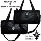 ANOVERLAY (lynch.. прямой ) × SMACK ENGINEER (s Mac инженер )[Heartbeats DRUM BAG] Anne over Ray ограничение сотрудничество 2WAY барабанная сумка Boston плечо 