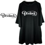 DEVILOCK デビロック「DAIMLER DRY TEE」半袖ドライTシャツ 速乾 夏 涼しい オーバーサイズ ビッグ BIG スポーツウェア 黒 ブラック メンズレディース Rogia
