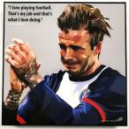 David Beckham (3) デヴィッド ベッカム「ポップアートパネル Keetatat Sitthiket キータタットシティケット」フレーム ボード プレゼント サッカー選手