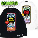 SABBAT13 サバトサーティーン サバト13「WITCHING HOUR 2 LS T」ロンT 長袖Tシャツ 白 ホワイト アメコミ ホラー 黒魔術 スカル ドクロ フェス ギフト無料