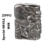 ショッピングzippo zippo(ジッポーライター) スカルジャケットBNB ブラックニッケル バレル仕上げ ドクロ SPECIAL-SKULL-BNB  送料無料 （ネコポス対応）