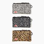 KELTY DP RECTANGLE SMALL POUCH 2 2592469[ケルティ スモール ポーチ][ダルメシアン/レオパード/キャンバス/ベージュ/黒/ゴールド/小物入れ]