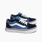 バンズ オールドスクール キッズ VANS OLDSKOOL K [NAVY/WHITE VN000W9TNWD]USA企画 ネイビー 紺 スエード キャンバス スニーカー 子供靴