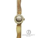 オメガ OMEGA 14金イエローゴールド カットガラス A8868 ヴィンテージ 時計 レディース