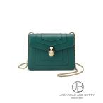 ブルガリ BVLGARI セルペンティ フォーエバー クロスボディ バッグ グリーン 緑 34560 新品 バッグ/財布/小物