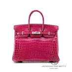 エルメス HERMES バーキン25 ニロティカス クロコダイル ピンク 中古 バッグ/財布/小物