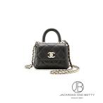 シャネル CHANEL マトラッセ ココハンドル 11.5 マイクロ チェーンクラッチ バッグ ブラック 黒 AP4245 B05061 94305 新品 バッグ/財布/小物