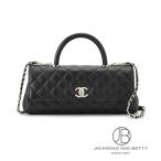 シャネル CHANEL マトラッセ ココハンドル マキシ トップハンドル フラップ バッグ ブラック 黒 AS6091 B05061 94305 新品 バッグ/財布/小物