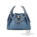 シャネル CHANEL CHANEL 25 スモール ハンドバッグ デニム ブルー AS5293 B24748 U9397 新品 バッグ/財布/小物