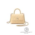 シャネル CHANEL マトラッセ ココハンドル 14.5 ミニ チェーンクラッチ バッグ ベージュ AP4244 B05061 U8372 新品 バッグ/財布/小物