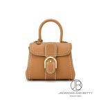 デルヴォー DELVAUX ブリヨン ミニ サーピケ ハンドバッグ ベジタル ブラウン AA0406ADW0ADNDO 新品 バッグ/財布/小物