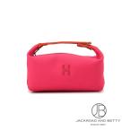 エルメス HERMES ブリッド ア ブラック PM ヴァニティポーチ ハイビスカス ピンク H104222M04 新品 バッグ/財布/小物