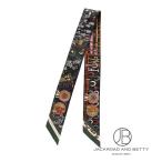 ショッピングHERMES エルメス HERMES ツイリー ポニー・ピット・ストップ グリーン 緑 H064207S 04 新品 バッグ/財布/小物