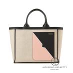 ヴァレクストラ VALEXTRA ショッピングバッグ ミニ インターシャ ブラック ペオニア 新品 バッグ/財布/小物