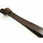  кожа галстук шоколад Brown большой .6cm ширина натуральная кожа ( кожа ) производства JAJABOONjaja Boon 