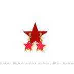 Yahoo! Yahoo!ショッピング(ヤフー ショッピング)スター ピアス カラフル ゴールド ライン ピンク JAJABOON ジャジャブーン （メール便ＯＫ）
