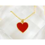 Yahoo! Yahoo!ショッピング(ヤフー ショッピング)ハー トペンダント カラフル ゴールド ライン レッド JAJABOON ジャジャブーン （メール便ＯＫ）