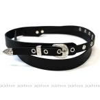 ショッピングウエスタン ウエスタン バックル ギター ストラップ スリム 黒 （ ブラック ） 本革 （ レザー ） 製 JAJABOON ジャジャブーン