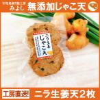 じゃこ天 無添加 宇和島練り物工房みよし ニラ生姜天２枚 真空タイプ