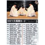 179 【チェックリスト(3)】BBM 1997 大相撲カード レギュラー [チェックリスト]