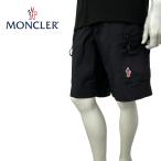 ショッピングモンクレール MONCLER モンクレール カーゴショーツ メンズ 2B0000353A59 BLK M L ブラック ショートパンツ アウトドア 撥水加工 並行輸入品