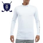 トミーヒルフィガー ゴルフ TOMMY HILFIGER GOLF モックネック インナーシャツ メンズ THMA494 ホワイト アンダーシャツ ハイネック 吸水速乾 UVカット 抗菌防臭